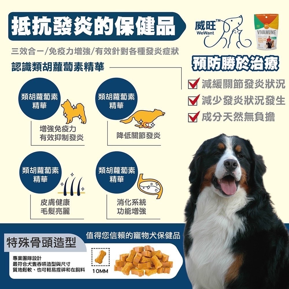 美國威旺VIVAMUNE犬用保健品 寵物保健食品推薦 專業噗嚨共MISO吃走 (2).jpg