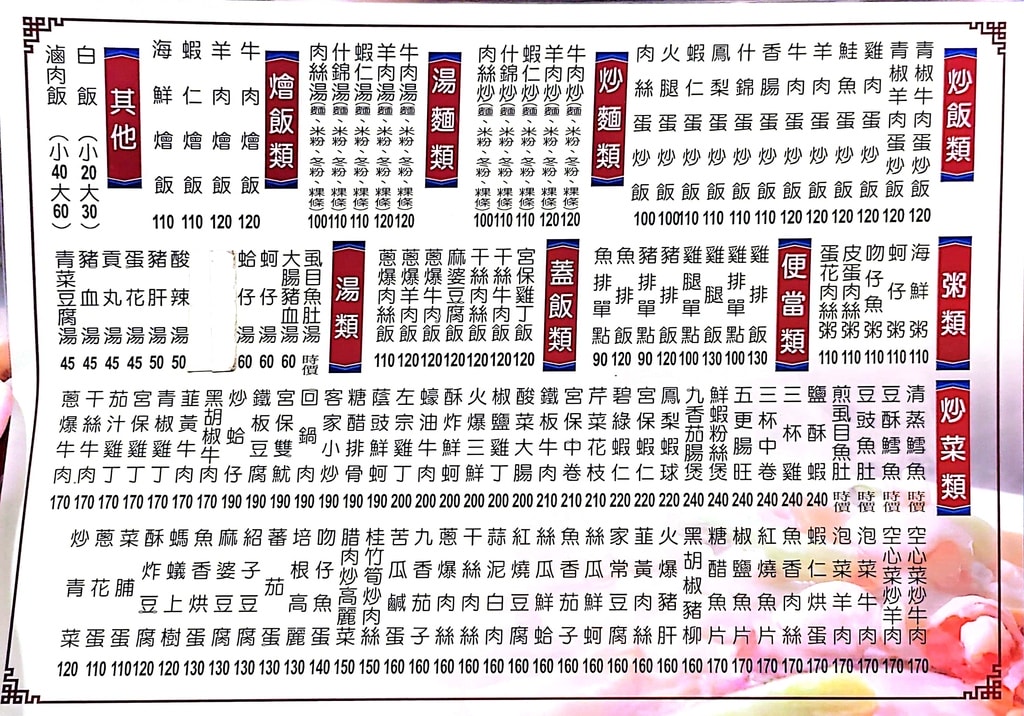 隨意小吃菜單 東區美食 東區快炒 東區熱炒 專業噗嚨共MISO吃走.jpg