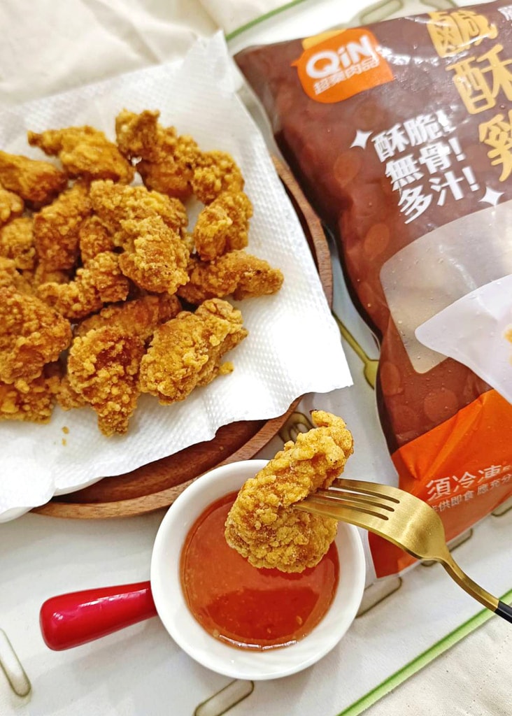 【開箱】超秦肉品➤台灣鹽酥雞嚴選國產雞胸肉，50元硬幣厚的厚