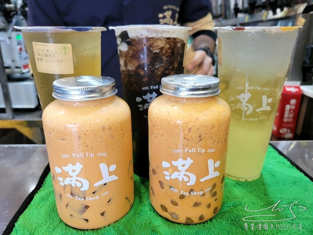 滿上-仙草愛玉茶飲專賣店 松江店 中山手搖飲 專業噗嚨共MISO吃走 (5).jpg