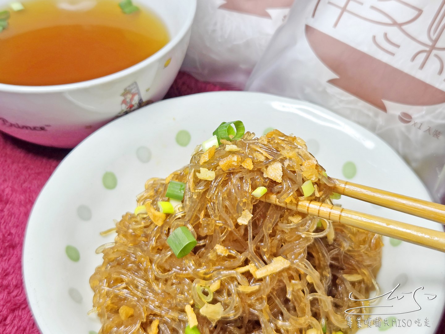 鵝油媽媽｜金蔥鵝油拌冬粉開箱，樂朋頂級法式鵝油，中農粉絲冬粉超Q彈又吸汁，麻辣口味更是必吃！